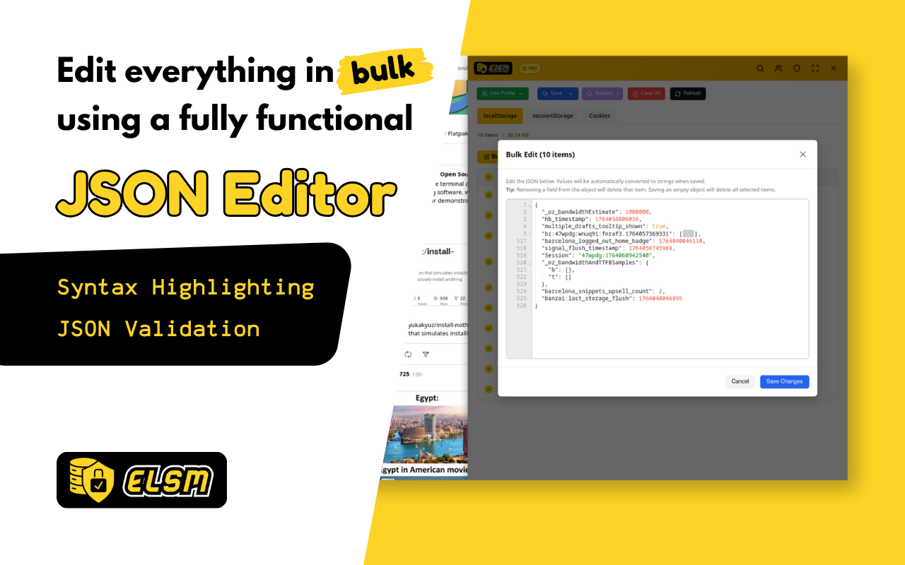 Editing everything in bulk