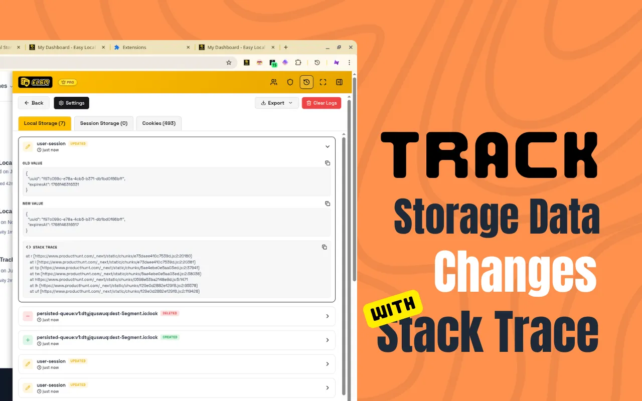 ELSM - Track Storage Data Changes with Stack Trace (2)