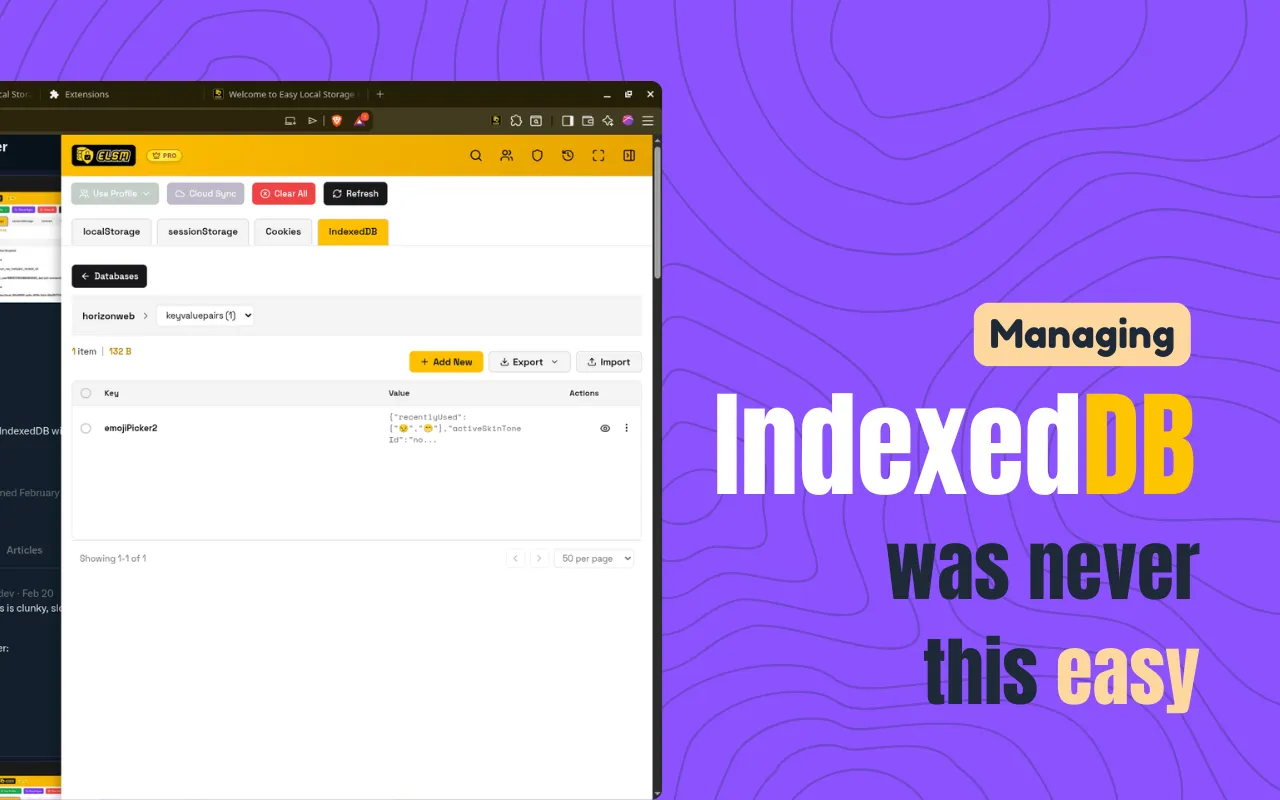 ELSM - Managing IndexedDB was never this easy